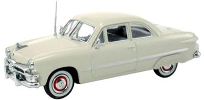 アメリカンヘリテイジモデル 1/43 1950 Ford 2-Door Sedan (Dover Gray) w/Fender Skirts[ガリバー]《在庫切れ》