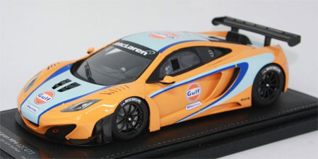 ピーコ レジン製 ミニチュアモデル 1/18 マクラーレン MP4-12C GT3 Macau GP 2011 Gulf Press Version[ ピーコ]《在庫切れ》