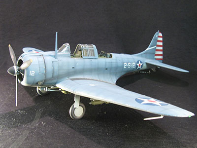 1/18 U.S. NAVY SBD-3 ドーントレス VS-2 USSレキシントン “珊瑚海海戦” 塗装済完成品[Merit  International]《在庫切れ》