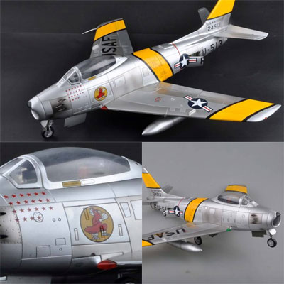 1/18 USAF F-86F セイバー “J.ジャバラ少佐” 1953 塗装済完成品[Merit
