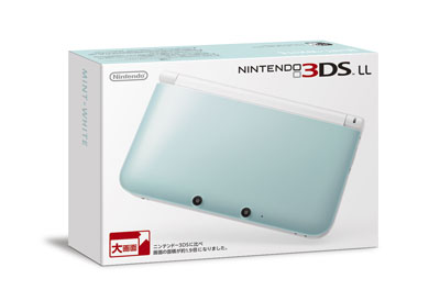 Nintendo 3DS LL 本体ミント/ホワイトゲームソフトゲーム機本体 - 携帯 