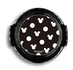ディズニー パシャラボ カメラレンズキャップ 黒×白ドット 40.5mm(DNC