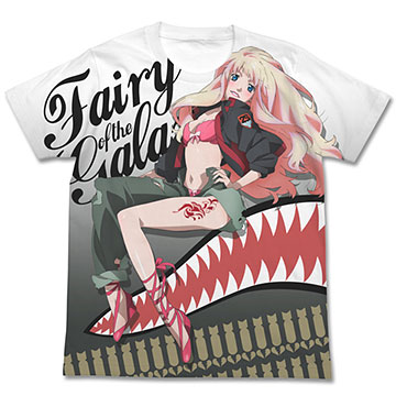 マクロスF(フロンティア) シェリル フルグラフィックＴシャツ/ホワイト-S[コスパ]