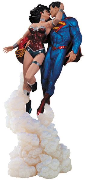 【中古】訳有 DCコレクティブルズ ジャスティス･リーグ ザ･キス スタチュー スーパーマン&ワンダーウーマン ジム･リー[17][240017705856] ジャスティス・リーグ スーパーマン＆ワンダーウーマン ザ・キス
