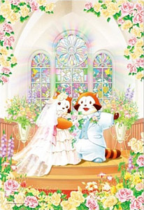ジグソーパズル 世界名作劇場 ラスカル Happy Wedding 300ピース(300 