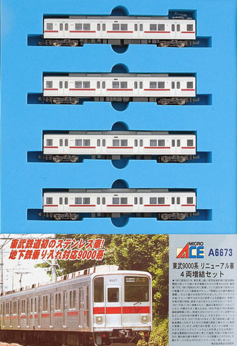 A6673 東武9000系 リニューアル車 4両増結セット[マイクロエース