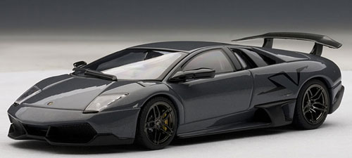 ダイキャスト・モデルカー 1/43 グレー ランボルギーニ ムルシエラゴ LP670-4 スーパーヴェローチェ[オートアート]《在庫切れ》