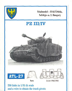 1/35スケール 金属製可動履帯シリーズ III号/IV号戦車(1943/1945