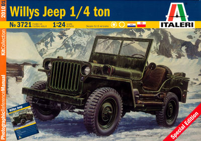 1/24 ウイリスMBジープ プラモデル（再販）[イタレリ]《在庫切れ》