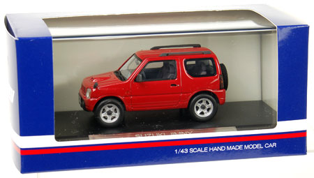 レジン製 1/43 SUZUKI JIMNY XC (1998) アンタレスレッド