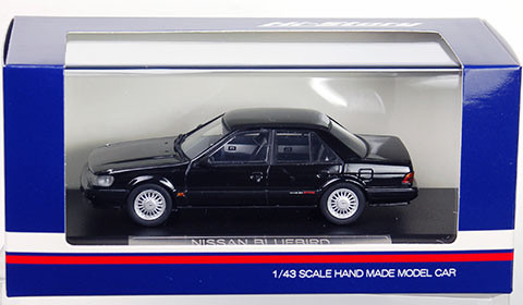 レジン製 1/43 NISSAN BLUEBIRD SSS-ATTESA LIMITED(1987) ブラック