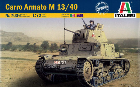 プラモデル 1/72 カルロアルマート M13/40（再販）[イタレリ]《在庫切れ》