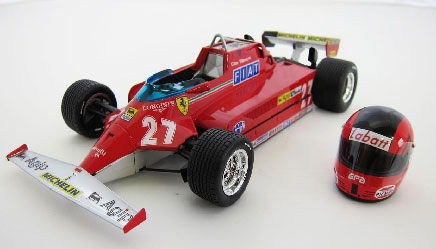 1/20 グランプリシリーズ SPOT No.32 フェラーリ126CK 1981 カナダGP 1/8スケールヘルメット付き プラモデル[フジミ 模型]《在庫切れ》