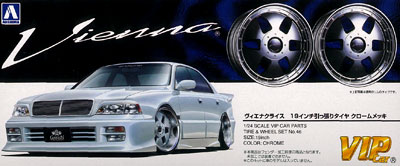 1/24 VIPCARパーツ No.46 ヴィエナクライス 19インチ引っ張りタイヤ 