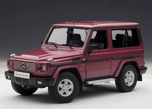 ダイキャスト・モデルカー 1/18 メルセデスベンツ G500 SWB (レッド