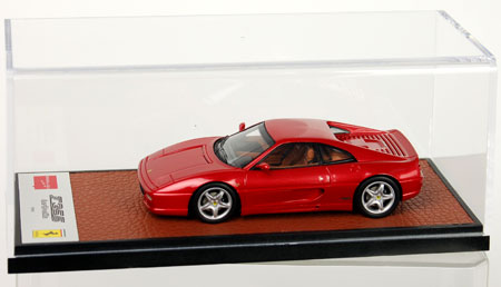 中古品 1/43 京商 フェラーリ F355 ベルリネッタ レッド 1994年 ハンドメイドモデルカー 1/43 メタリックレッド フェラーリ F355