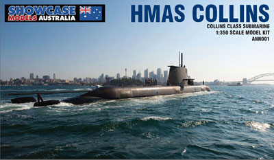 ショーケースモデルズ プラモデル 1/350 オーストラリア海軍 HMAS コリンズ級潜水艦“コリンズ”
