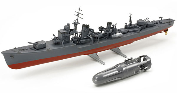 スケール限定シリーズ 1/300 旧日本海軍甲型駆逐艦 夕雲 水中モーター付き プラモデル（再販）[タミヤ]《在庫切れ》