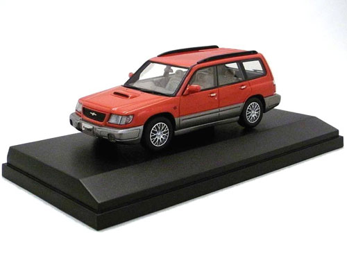 1/43 SUBARU FORESTER T/tb (1997)ローズレッド・マイカ／スレート・メタリック 2トーン[ハイストーリー ]【同梱不可】【送料無料】《在庫切れ》