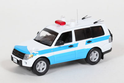 レイズ モデルカー 1/43 三菱 パジェロ 2009 警察本部警備部機動隊災害活動車両[ヒコセブン]《在庫切れ》