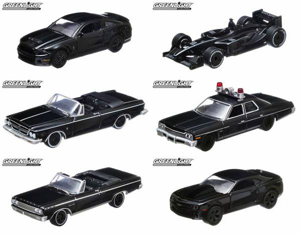 イデア GREENLIGHT ミニカー 1/64 Black Bandit - シリーズ8 6種セット[グリーンライト]《在庫切れ》