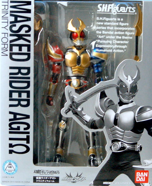 【中古】S.H.フィギュアーツ 仮面ライダーアギト トリニティフォーム （魂ウェブ限定）[バンダイ]