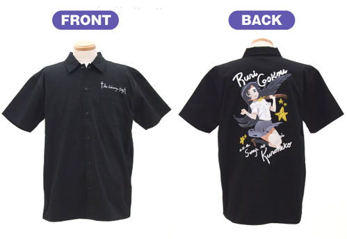 俺の妹がこんなに可愛いわけがない 五更瑠璃 黒猫 刺繍ワークシャツ(M