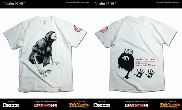 Gecco × 豆魚雷 ライフマニアックス/ Tシャツ サイレントヒル4: ヴィクティム07+08 ホワイト XXL 単品[Gecco]《在庫切れ》
