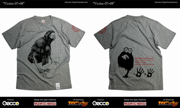Gecco × 豆魚雷 ライフマニアックス/ Tシャツ サイレントヒル4: ヴィクティム07+08 ヘザーグレー L 単品[Gecco]《在庫切れ》