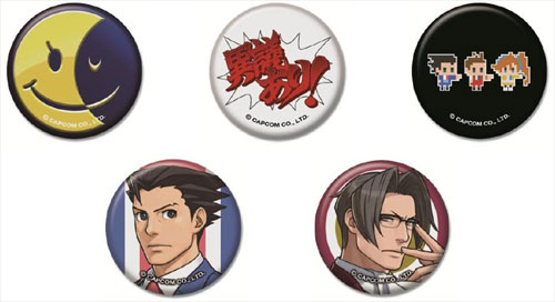 逆転裁判5 缶バッジ（5コセット）-amiami.jp-あみあみオンライン本店-