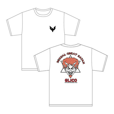 クローズ＆WORST [BSF]セクシャルグレートサタン・グリコ Tシャツ/ホワイト-Ｓ[CYP]《在庫切れ》