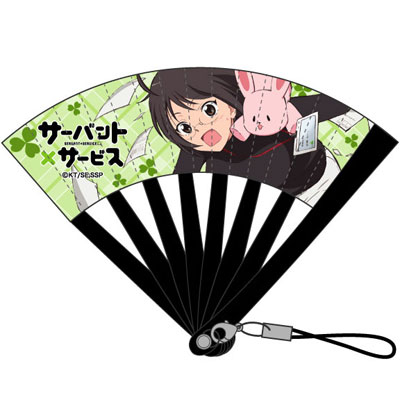 サーバント×サービス ミニ扇子ストラップ 山神ルーシー（略）[ACG]《在庫切れ》