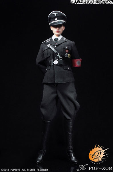 ポップトイズ 女性服 WWIIドイツ軍 将校ユニフォーム セット（ブラック