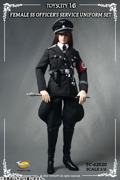 Toyscity 1/6 ドイツ ナチ党 武装親衛隊 女性将校 制服セット ブラック ...