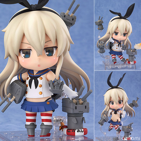 【中古】【特典】ねんどろいど 艦隊これくしょん -艦これ- 島風（GOOD SMILE ONLINESHOP予約特典 付）[グッドスマイルカンパニー]