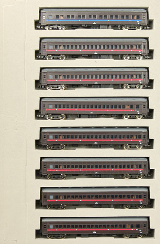 NS111 国鉄旧型客車 急行列車8両セット(ぶどう色1号)[MODEMO]《在庫切れ》