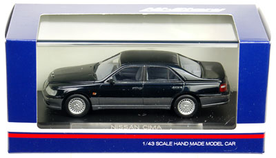1/43 日産 Y33 シーマ 41LV 1996 ダークブルー レジン製 1/43 NISSAN