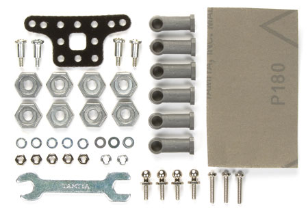ミニ四駆パーツ ボールリンクマスダンパー （六角ウエイト）