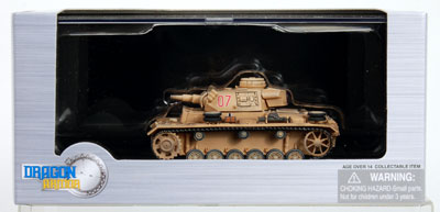 完成品 1/72 WW.II ドイツ軍 III号戦車 N型 DAK 第501重戦車大隊 チュニジア 1942/43