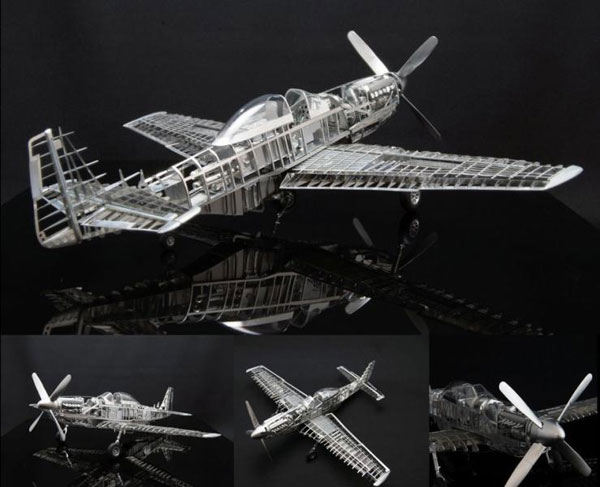 ファインストラクチャーモデル 1/32 desktop MUSTANG(P-51D