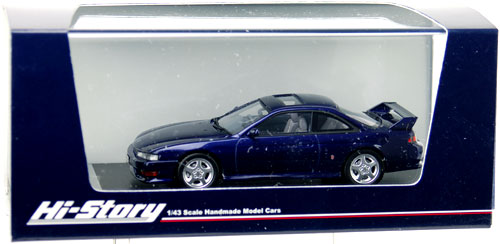 中古】ハイストーリー 1/43 シルビア K's エアロ 1996 ディープマリン