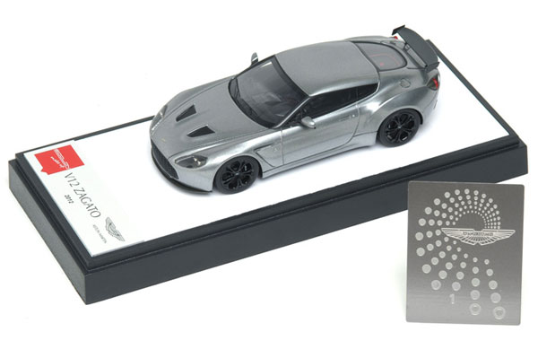 1/43 アストンマーチン V12 ザガート 2012 メタリックグレー[メイクアップ]《在庫切れ》