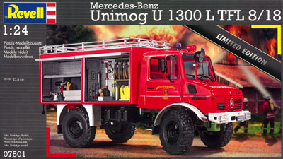 1/24 ウニモグ U1300L TLF8/18 消防車 プラモデル[ドイツレベル]《在庫 