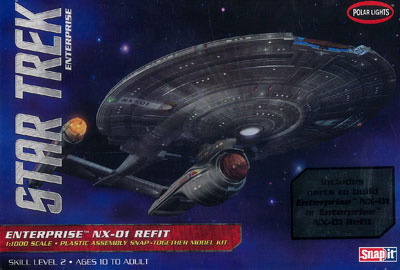 1/1000 スタートレック エンタープライズ NX-01 改装型 プラモデル