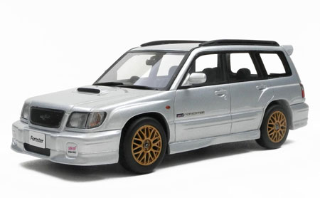 1/43 SUBARU Forester S/tb-STi (2000) アークティックシルバーメタリック[ハイストーリー]《在庫切れ》