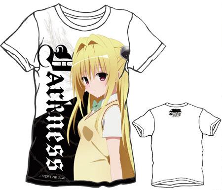 ToLOVEる×LIVERTINE AGE 金色の闇 Tシャツ /WHT-M[UDG]《在庫切れ》