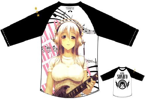 すーぱーそに子×LIVERTINE AGE すーぱーそに子ラグランTシャツtype