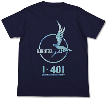 蒼き鋼のアルペジオ -アルス・ノヴァ- イ401Ｔシャツ/ネイビー-S[コスパ]