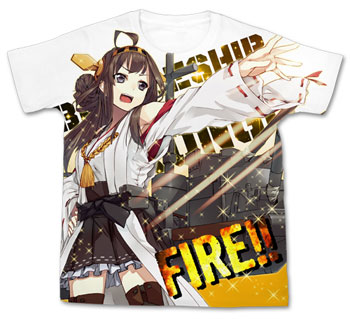 艦隊これくしょん-艦これ- 金剛 フルグラフィックＴシャツ/ホワイト-M[コスパ]《在庫切れ》