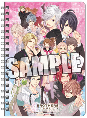 BROTHERS CONFLICT(ブラザーズコンフリクト) B6Wリングノート 朝日奈家